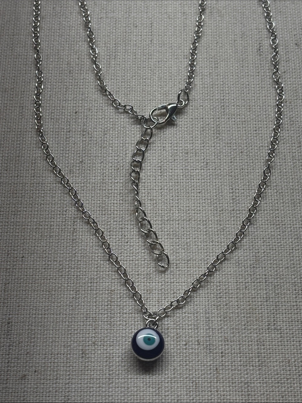 Evil eye pendant necklace